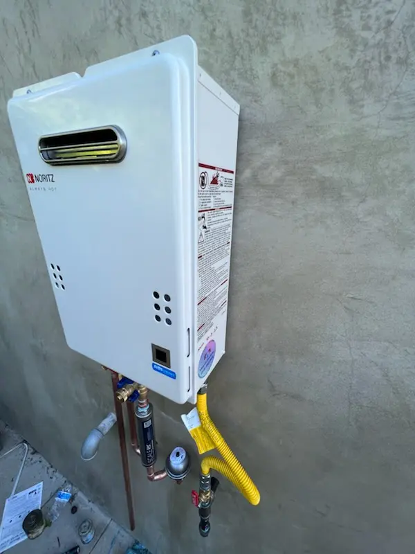 Tankless water heater installation for Totoket homes