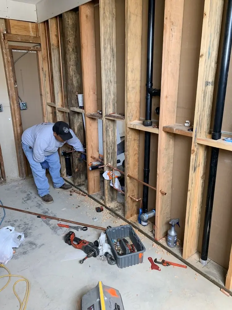 Commercial rough-in plumbing for Gas Line Repair in Totoket
